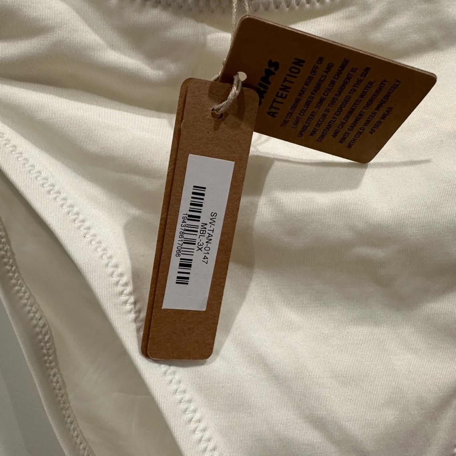 (2411) SKIMS NWT SWIM MICRO TANGA BIKINI BOTTOMS LIMITED EDITION MARBLE SIZE 3X