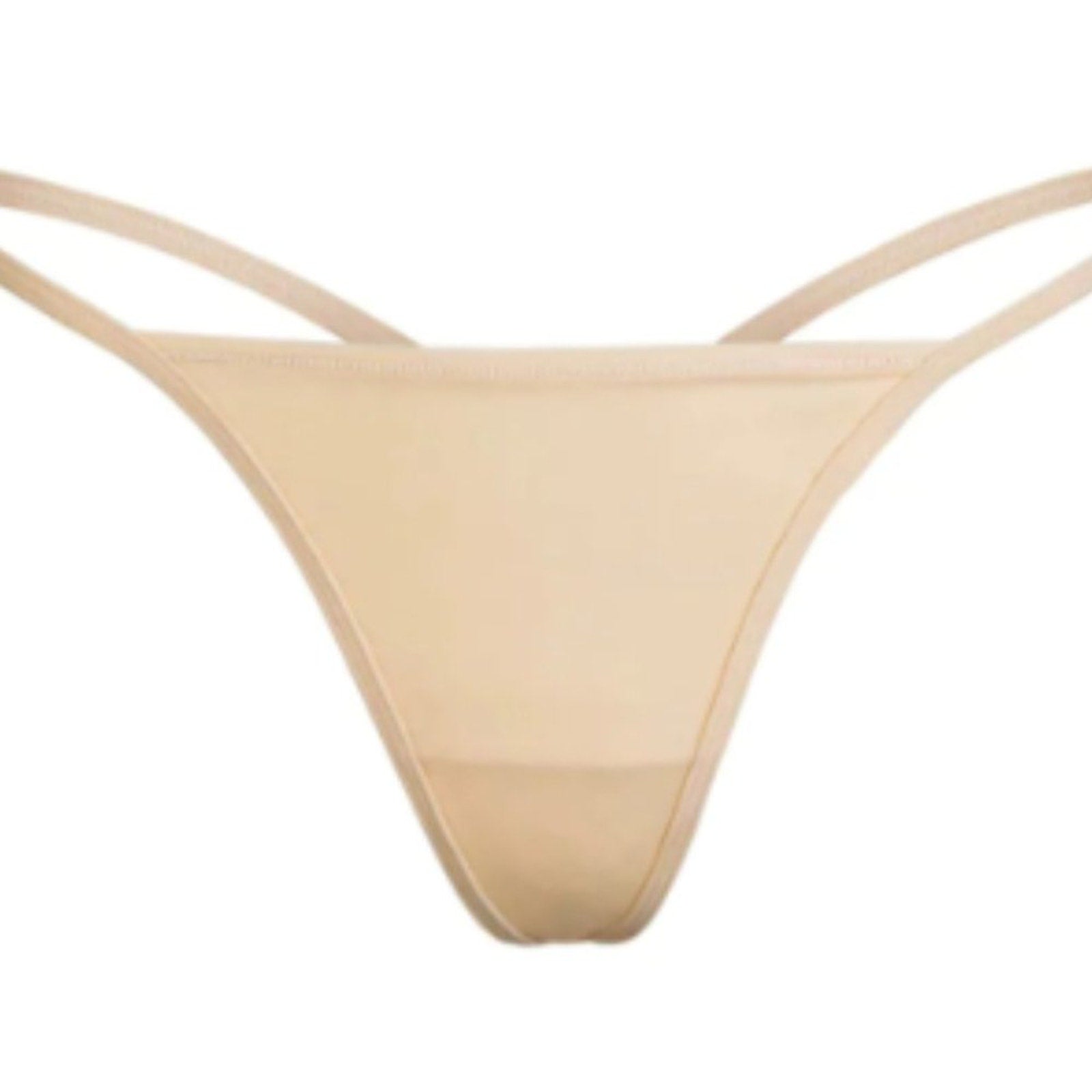 (2229) SKIMS NWOT FITS EVERYBODY  T-STRING THONG in CLAY in 4X