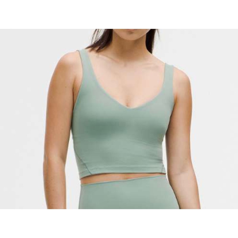 6876 NWT Lululemon Align Tank Top *Light Support, A/B Cup in Crater Blue $68 sz 0
