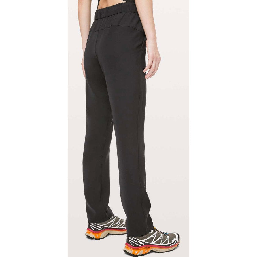 6839 LULULEMON On The Fly Pant *Woven Full Length 31"sz 6 *LOVED