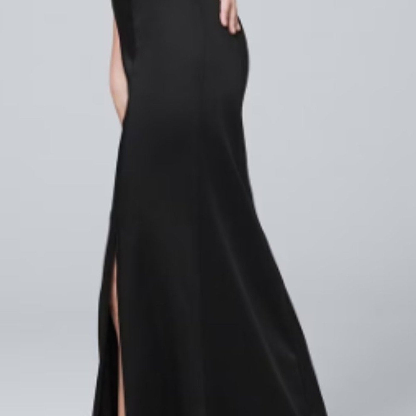 (95) 🆕  WHBM Satin Strapless Gown Sz 10 NWT