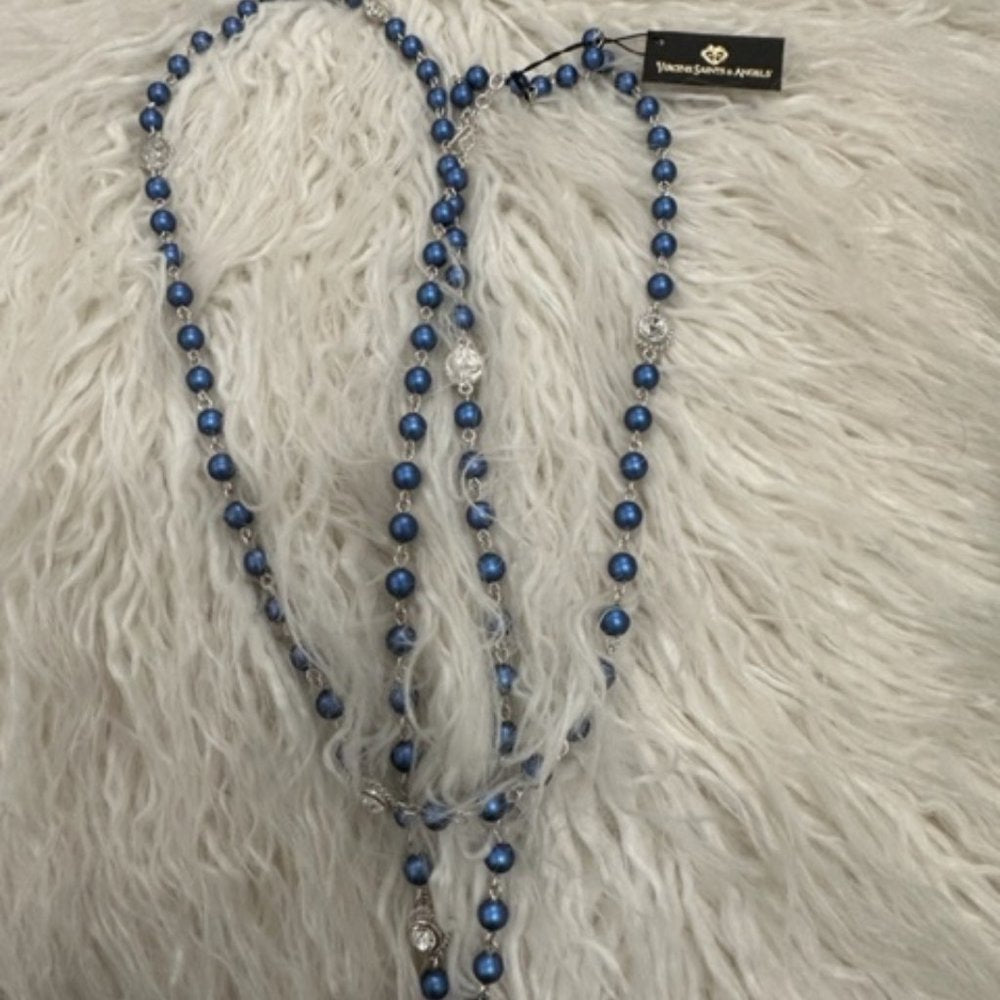 🆕  VSA - VIRGINS SAINTS & ANGELS LAPIS NECKLACE