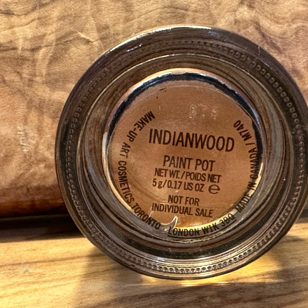 MAC glass paint pot containers - used