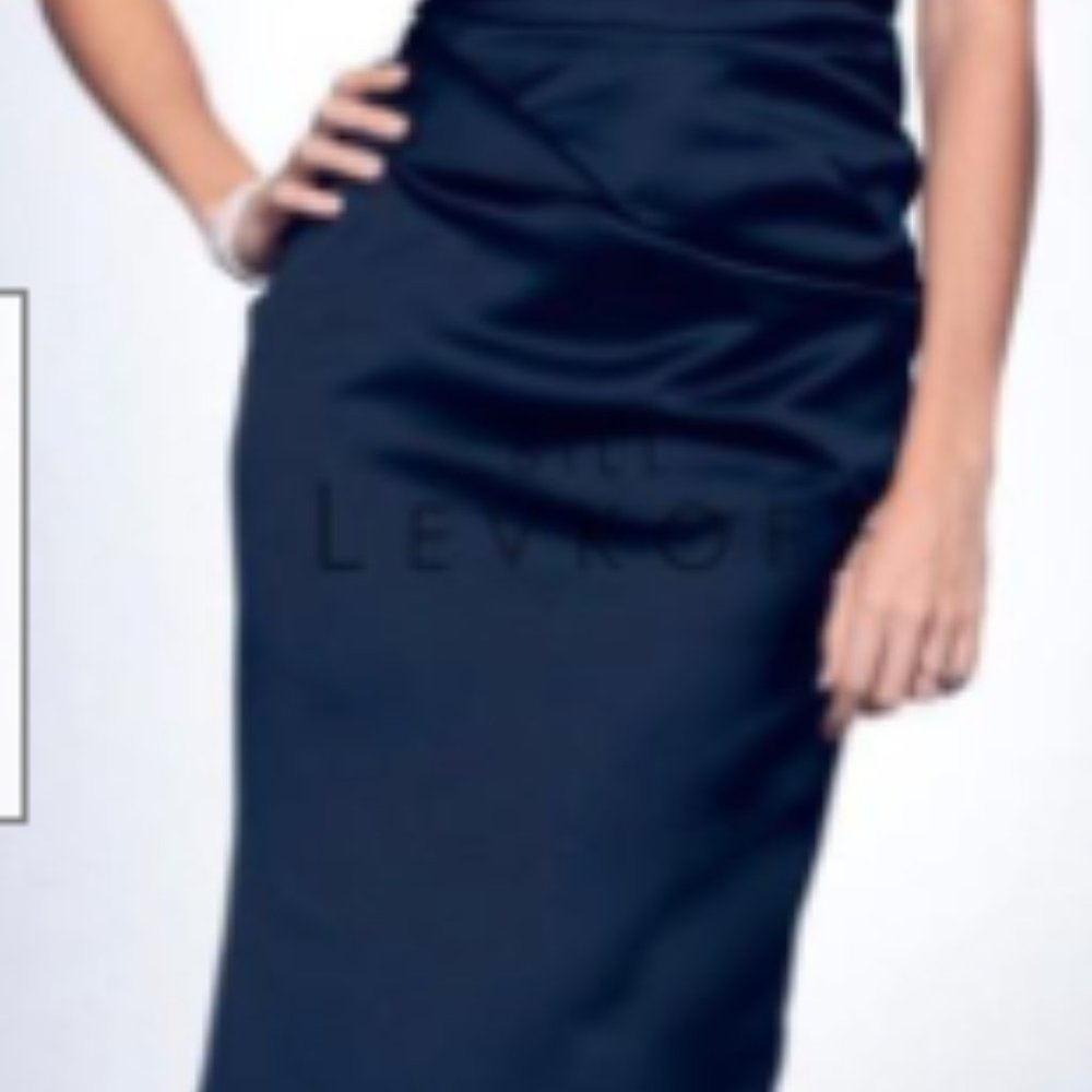 🆕  BILL LEVKOFF BRIDAL/PROM Dress in SATIN Sz 8 NWT