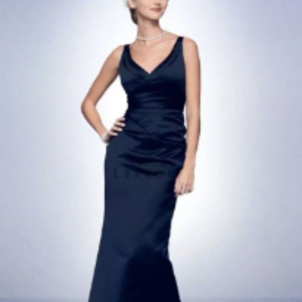 🆕  BILL LEVKOFF BRIDAL/PROM Dress in SATIN Sz 8 NWT
