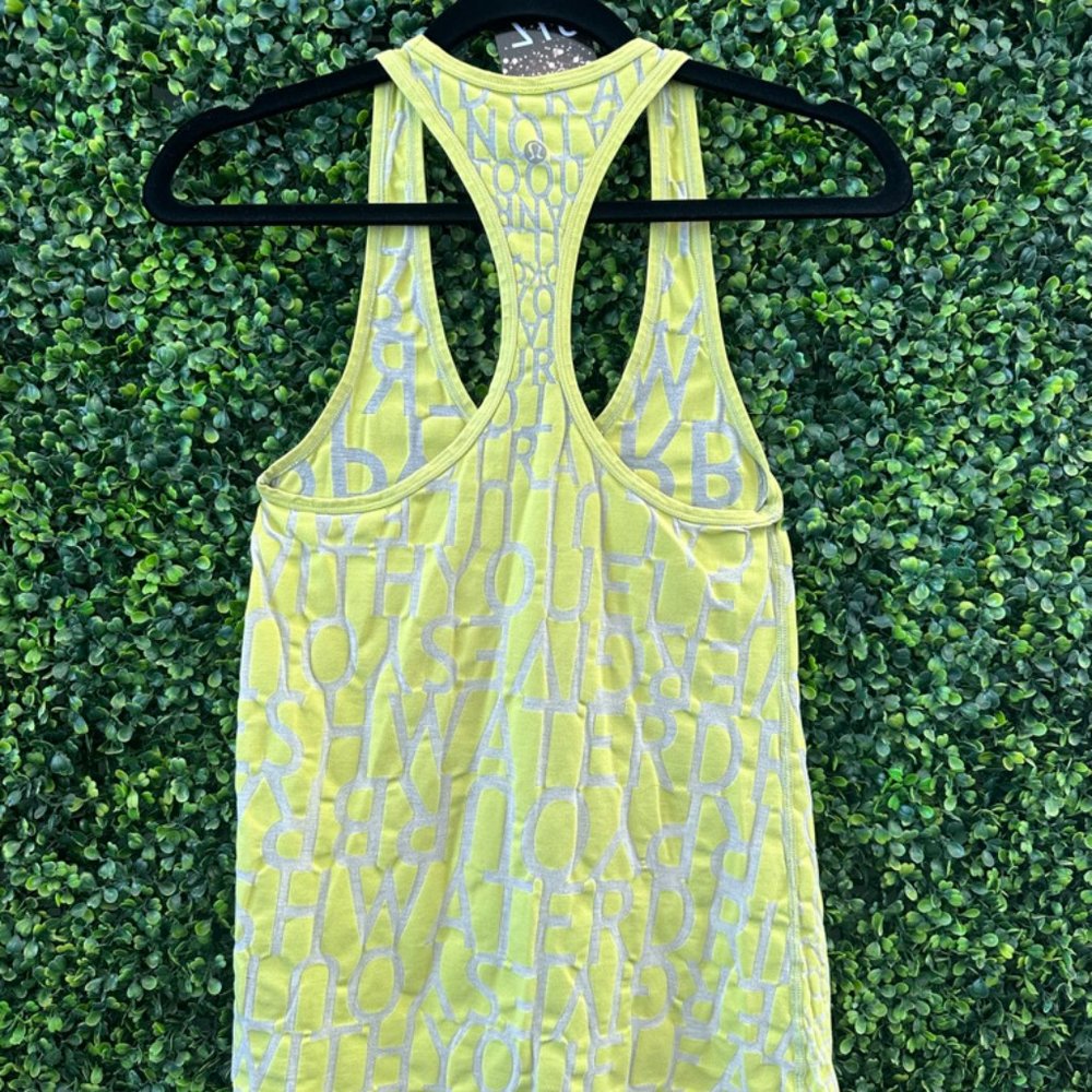 (72) 🍋 LULULEMON Love Tank *Rare Find sz6