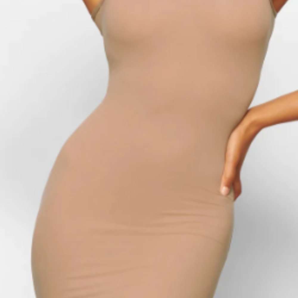 (2261) SKIM NWT FITS EVERYBODY  SLIP DRESS in PLUM **RARE (Color is stock photo)