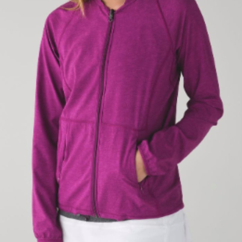 (6594) LULULEMON Real Quick Jacket Sz 6