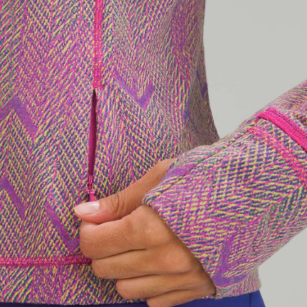 (6588) NWT Lululemon Its Rulu Run Long Sleeve Shirt *Jacquard Sz 6