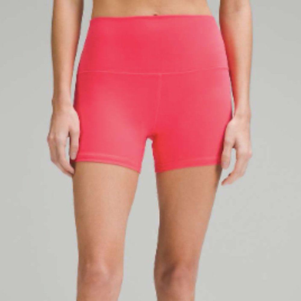 (2290-2291) NWT Lululemon Align High-Rise Short 4" in LIP GLOSS sizes 8/10