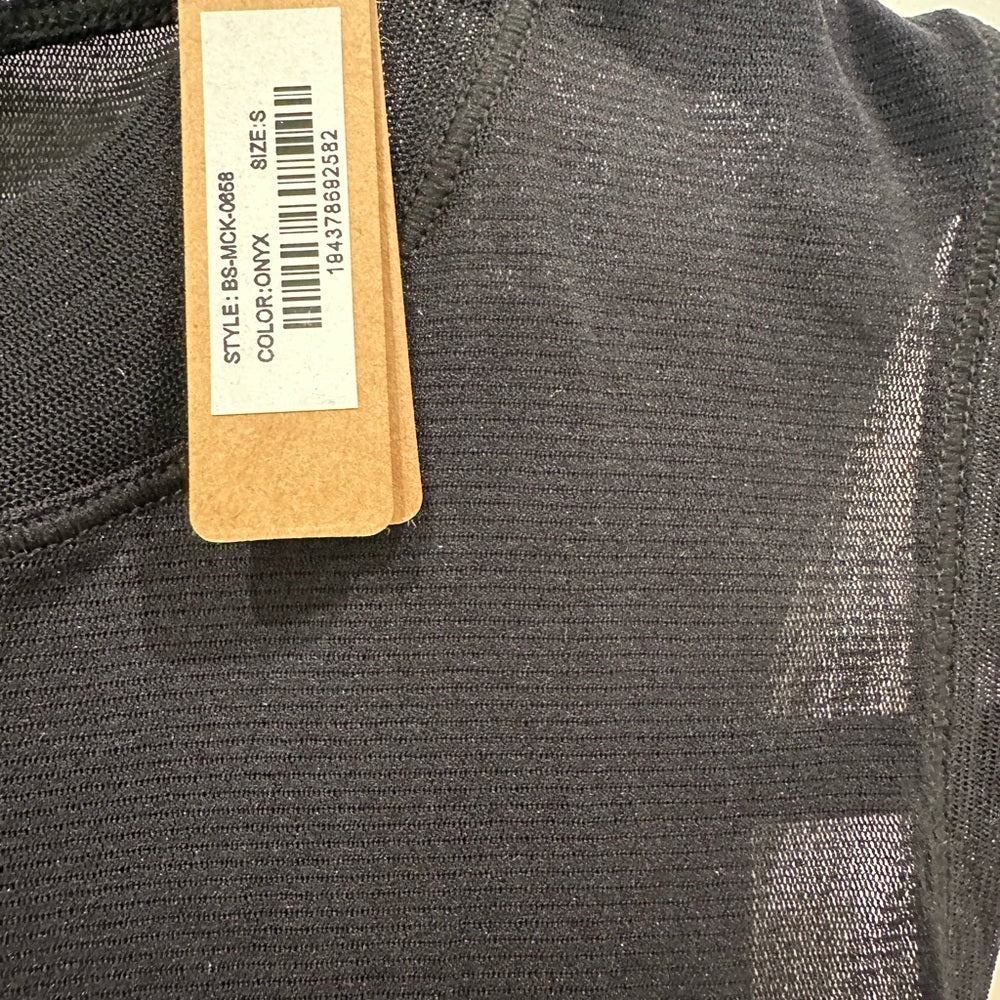 (2405) SKIMS NWT Mock Neck Sleeveless Thong Bodysuit in ONYX Sz S