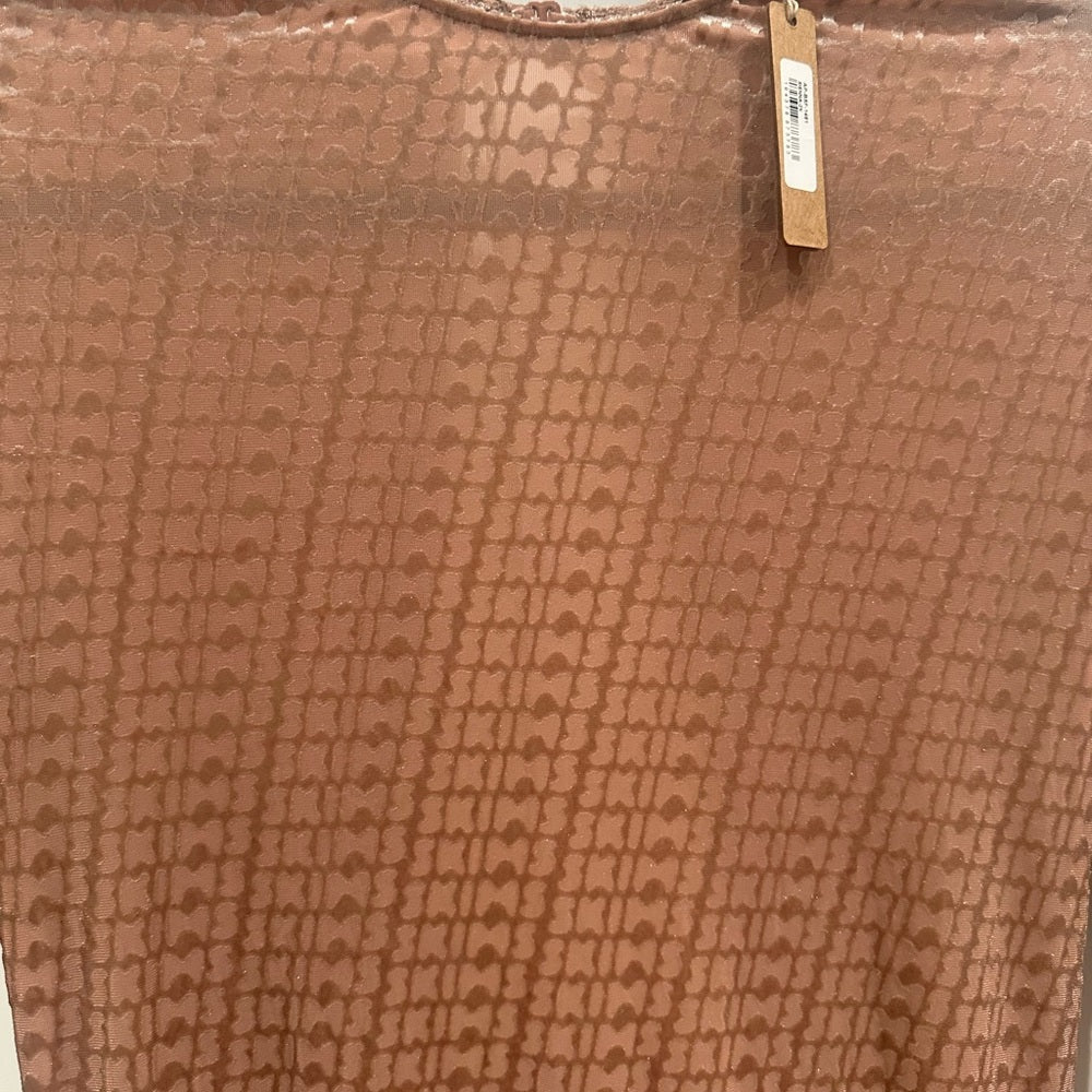 (2409) SKIMS NWT Velvet Logo Stirrup Onsesie Catsuit Sz 2X Jumpsuit in Sienna