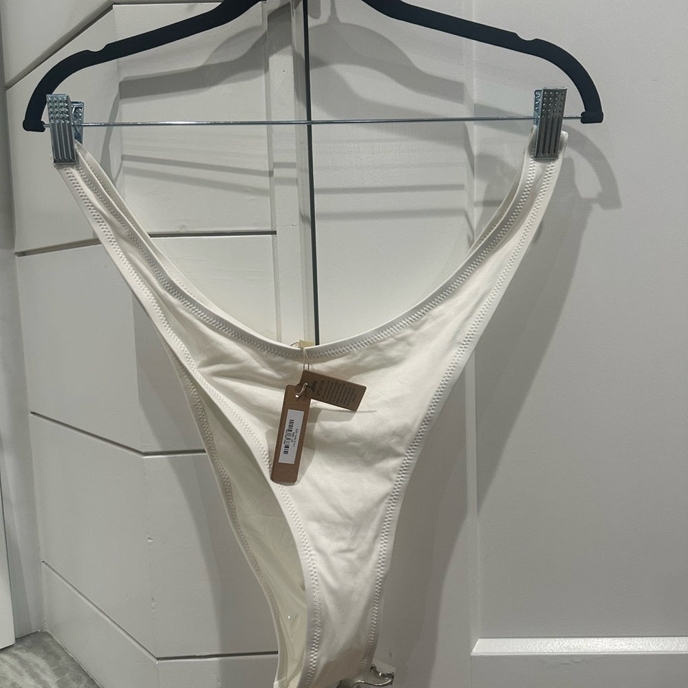 (2411) SKIMS NWT SWIM MICRO TANGA BIKINI BOTTOMS LIMITED EDITION MARBLE SIZE 3X