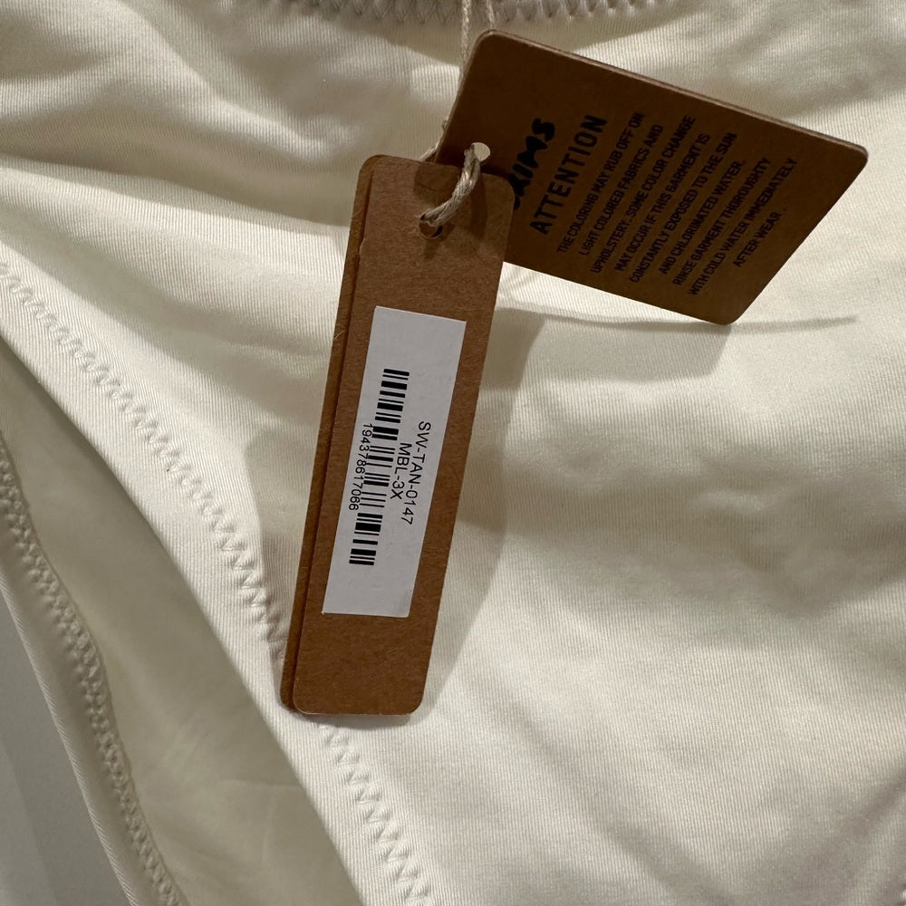 (2411) SKIMS NWT SWIM MICRO TANGA BIKINI BOTTOMS LIMITED EDITION MARBLE SIZE 3X