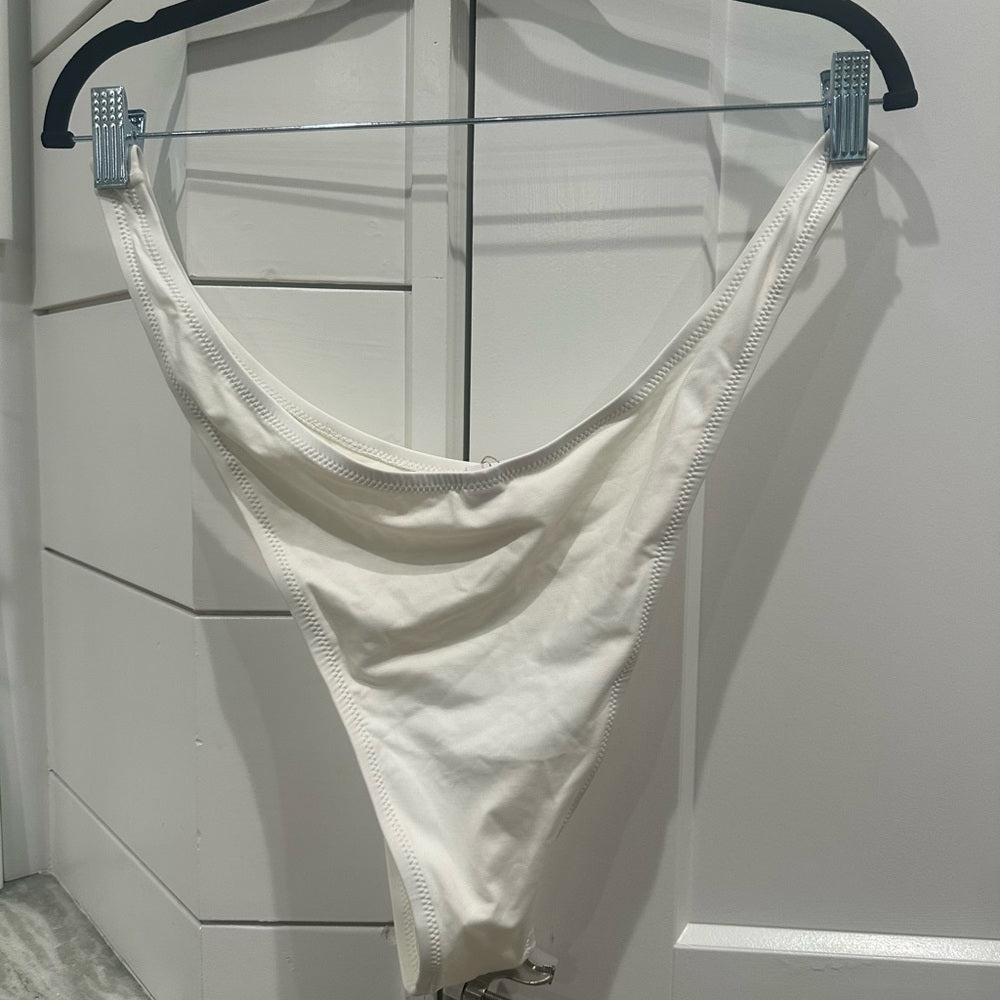 (2411) SKIMS NWT SWIM MICRO TANGA BIKINI BOTTOMS LIMITED EDITION MARBLE SIZE 3X