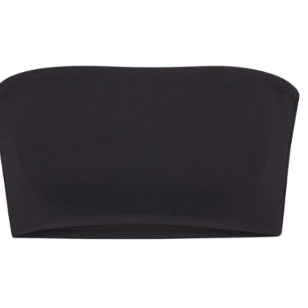 (2414/2433) SKIMS NWT SWIM BANDEAU BIKINI TOP in ONYX Sz L/XL