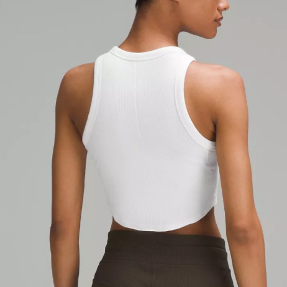 (1987) NWT LululemonHold Tight Cropped Tank Top Sz 10