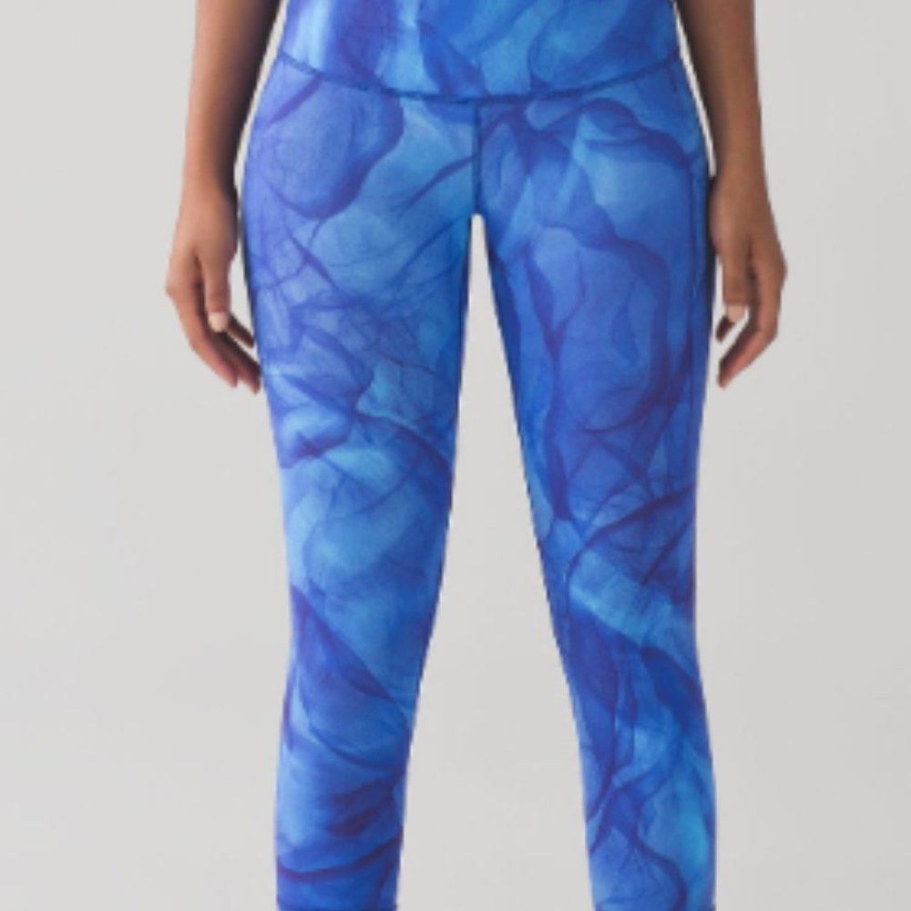 (2418) Lululemon Wunder Under Crop (Hi-Rise) (21") Sz 2 * LOVED