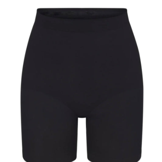 (2450) SKIMS SEAMLESS SCULPT HIGH-WAISTED SHORTS - ONYX Sz XXS/XS