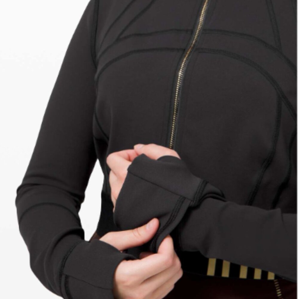 (2469) LULULEMON DEFINE CROP JACKET *GOLD **SPECIAL EDITION
