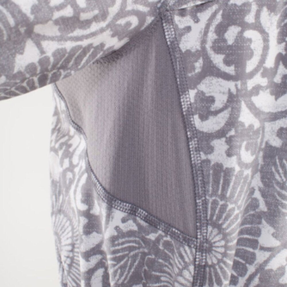 (2475) LULULEMON Run: Travel To Track Jacket *Print Sz 10/12 P2P=17.5" **LOVED**