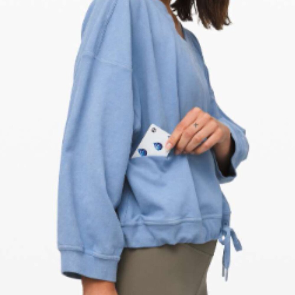 (2495) LULULEMON Dare the Day Pullover P2P=23" Oversized *LOVED