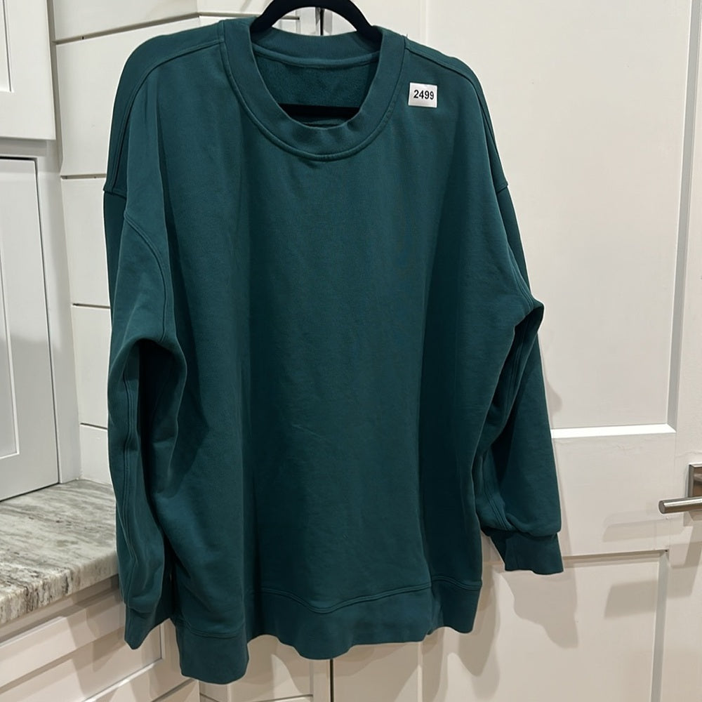 (2499) LULULEMON Perfectly Oversized Crew SWEATSHIRT P2P=27" in SUBMARINE