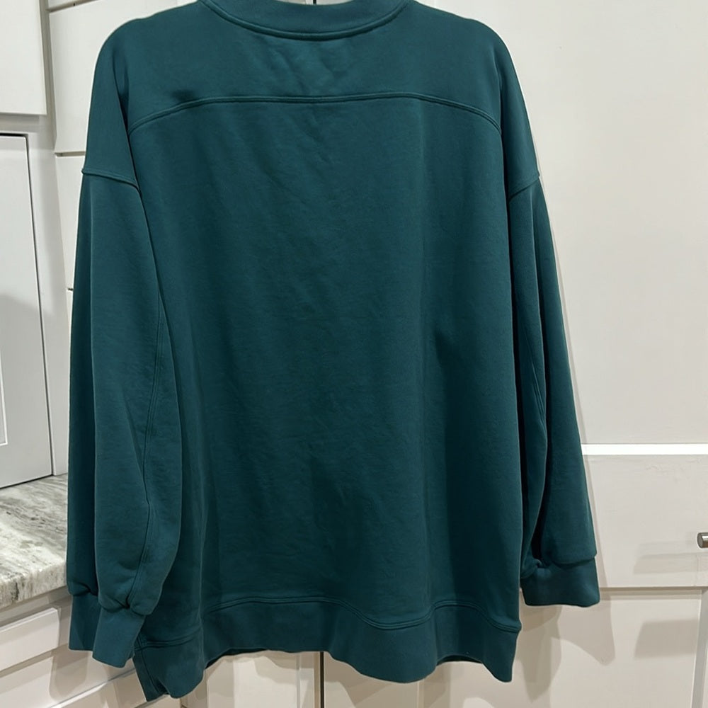 (2499) LULULEMON Perfectly Oversized Crew SWEATSHIRT P2P=27" in SUBMARINE