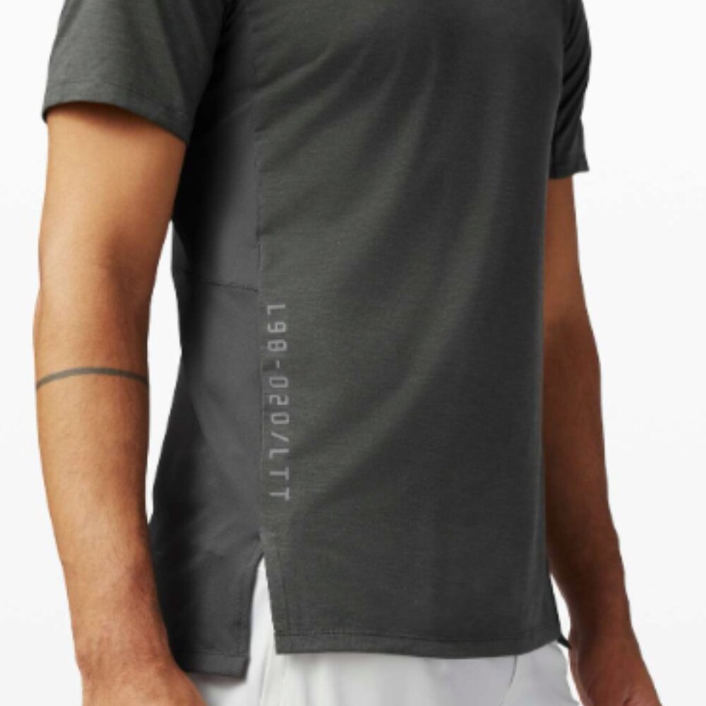 (6002) LULULEMON MENS Always Agile Short Sleeve Sz M *Limited Edition