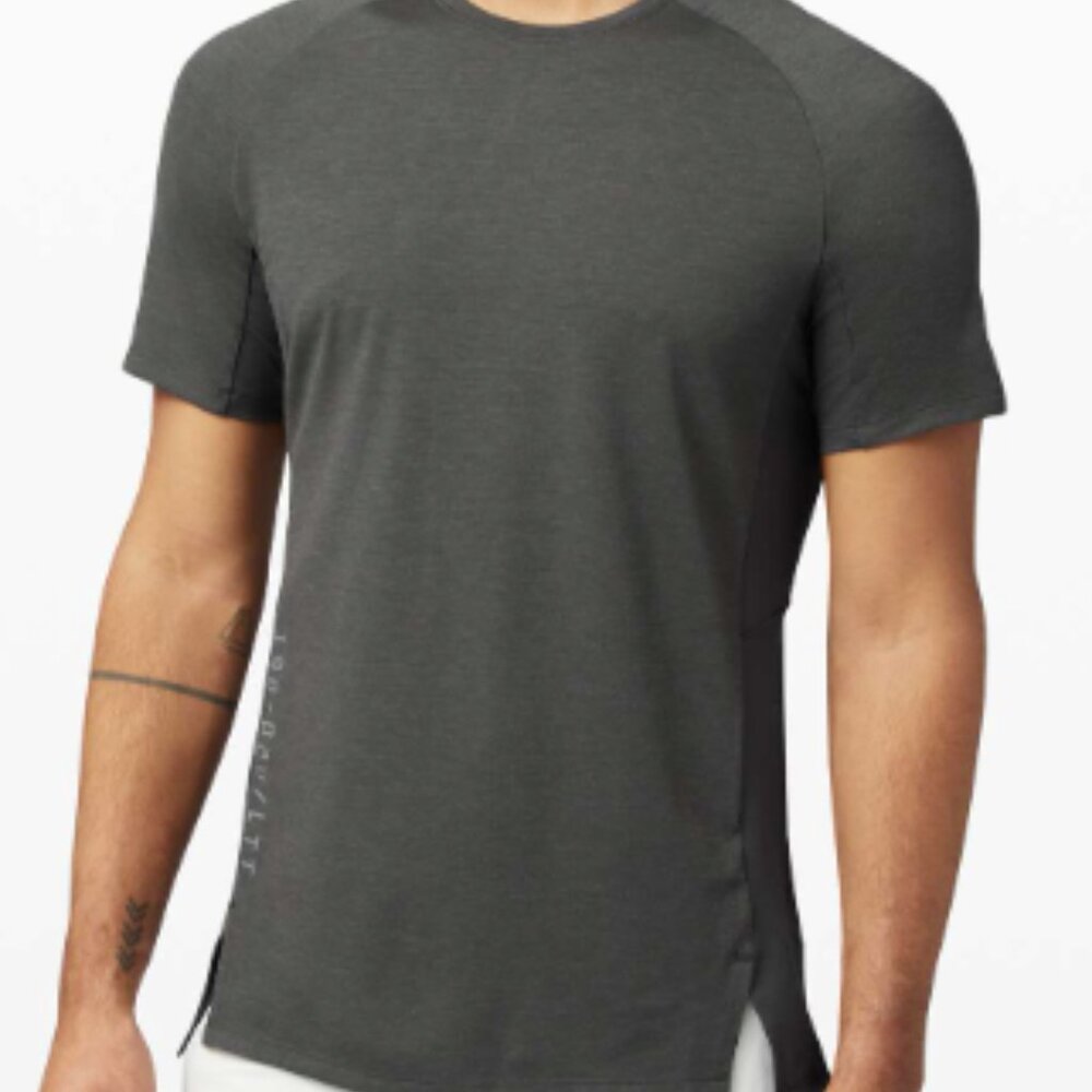 (6002) LULULEMON MENS Always Agile Short Sleeve Sz M *Limited Edition