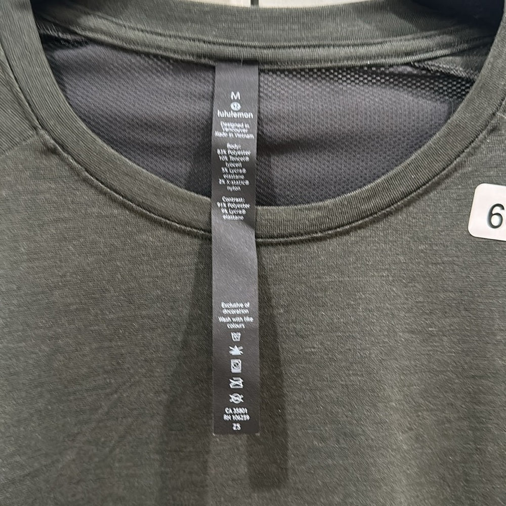 (6002) LULULEMON MENS Always Agile Short Sleeve Sz M *Limited Edition