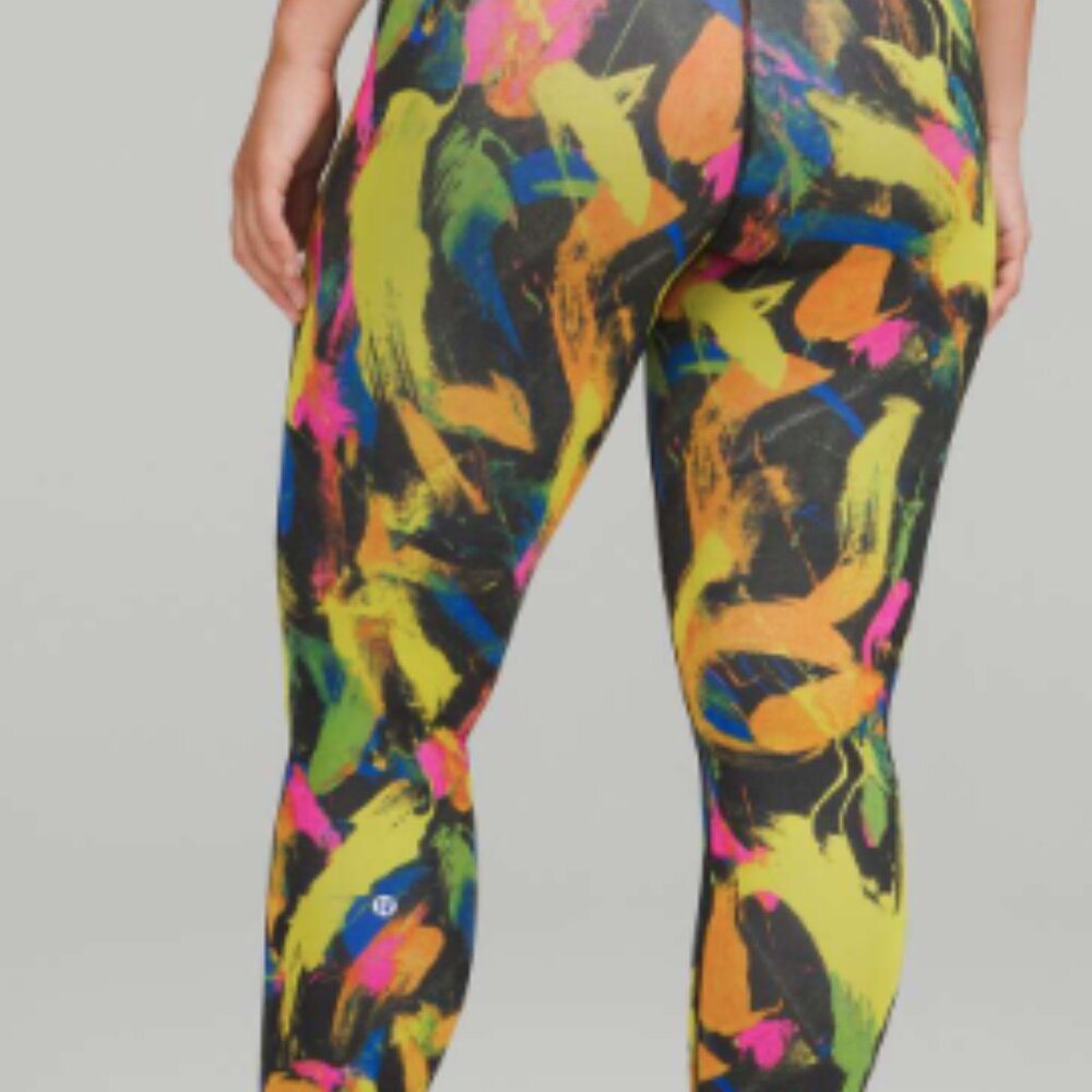 (6008) Lululemon Wunder Train Contour Fit High-Rise Tight 25" Sz 6