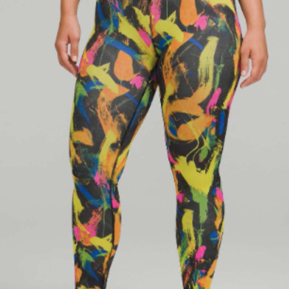 (6008) Lululemon Wunder Train Contour Fit High-Rise Tight 25" Sz 6