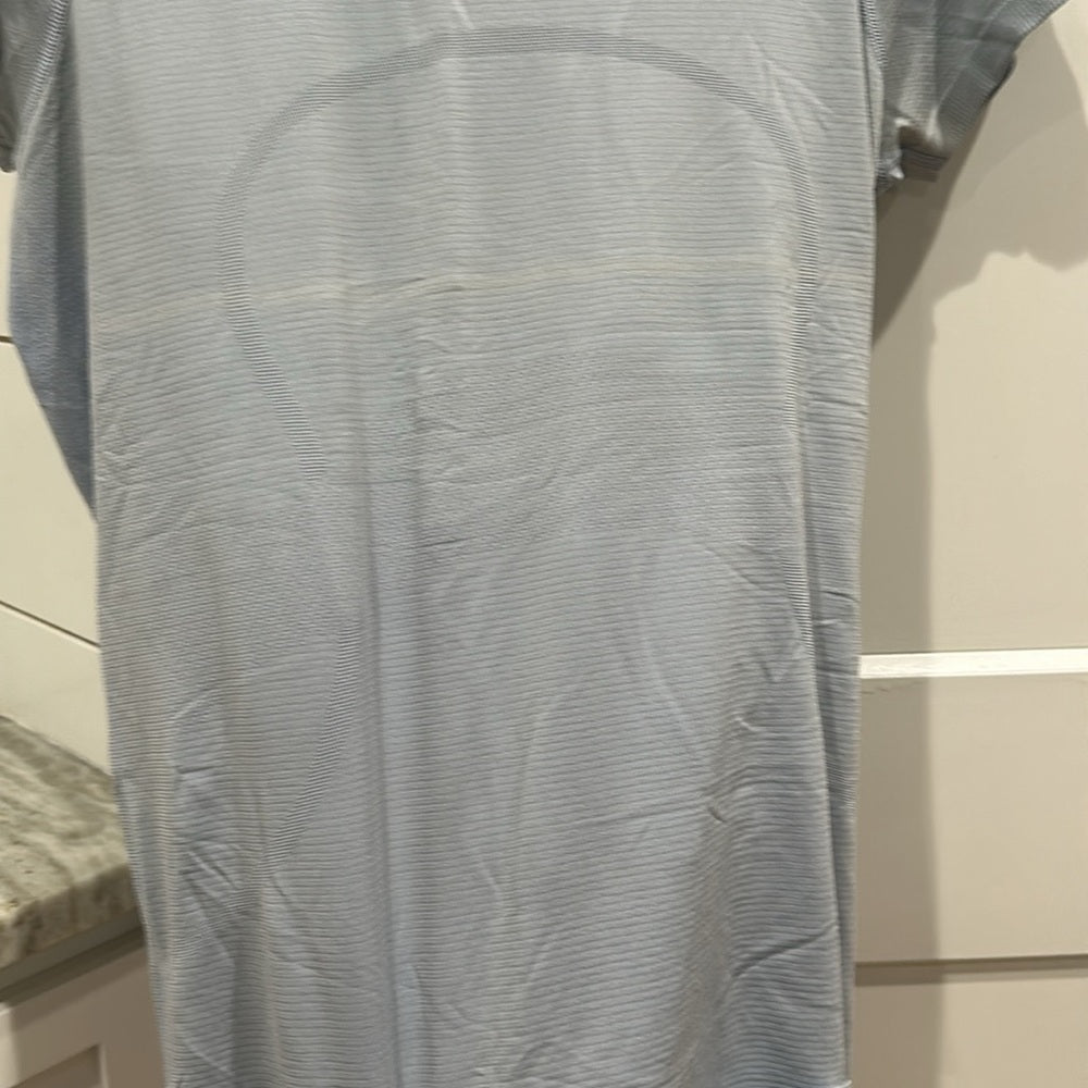 (6015)  🍋 LULULEMON RUN: Swiftly Tech Short Sleeve Crew Sz 12 ** LOVED ** MARK