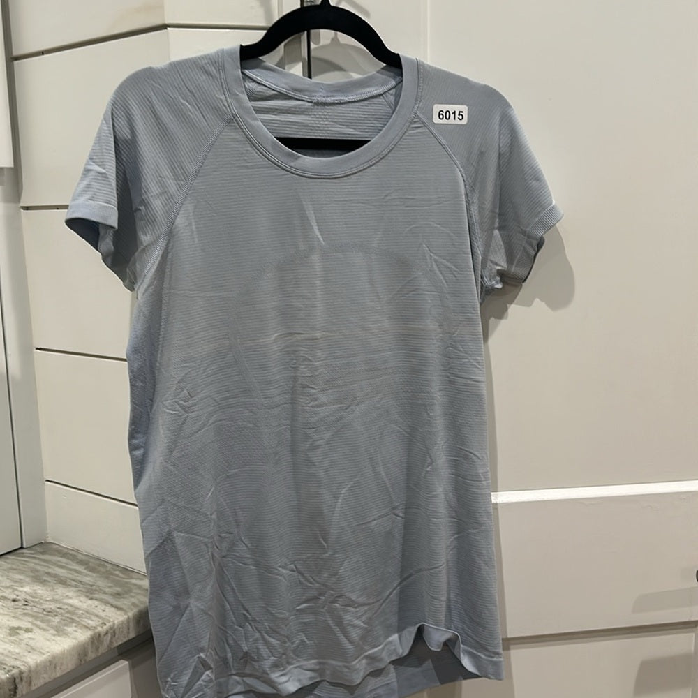 (6015)  🍋 LULULEMON RUN: Swiftly Tech Short Sleeve Crew Sz 12 ** LOVED ** MARK