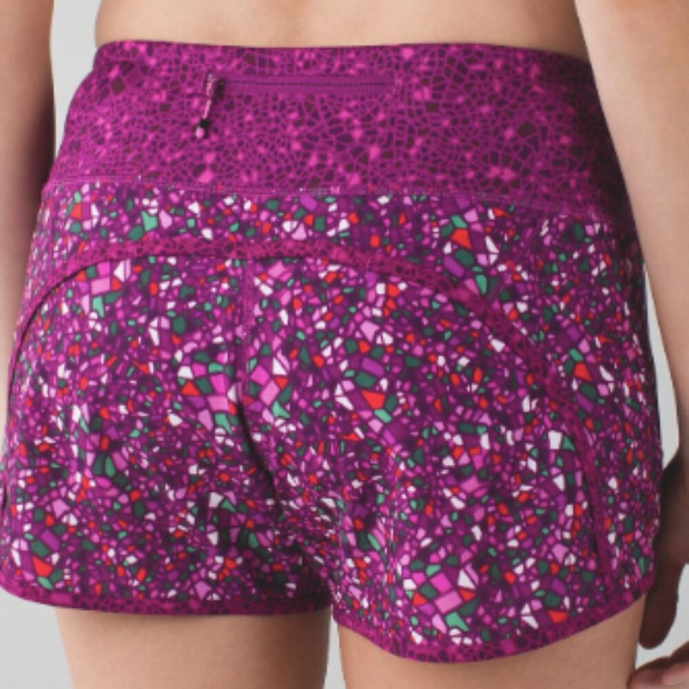 (6022) LULULEMON Run Times Short Sz 6