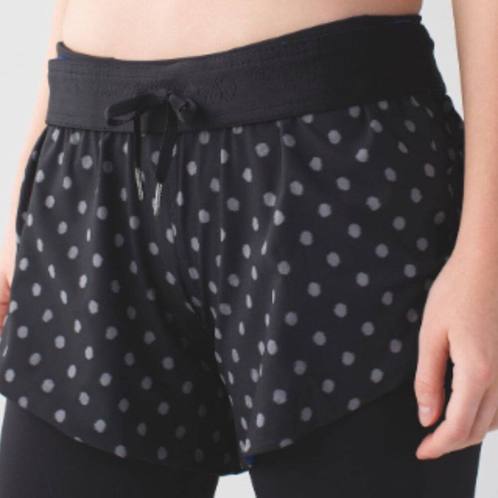 (6023) LULULEMON Go The Distance Short Sz 6 W=13" REVERSIBLE