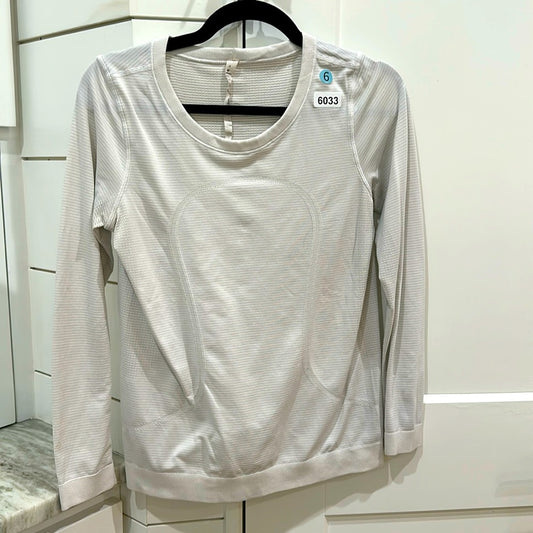 (6033)  🍋 LULULEMON RUN: Swiftly Tech BREEZE Long Sleeve Crew Sz 6 *GUC