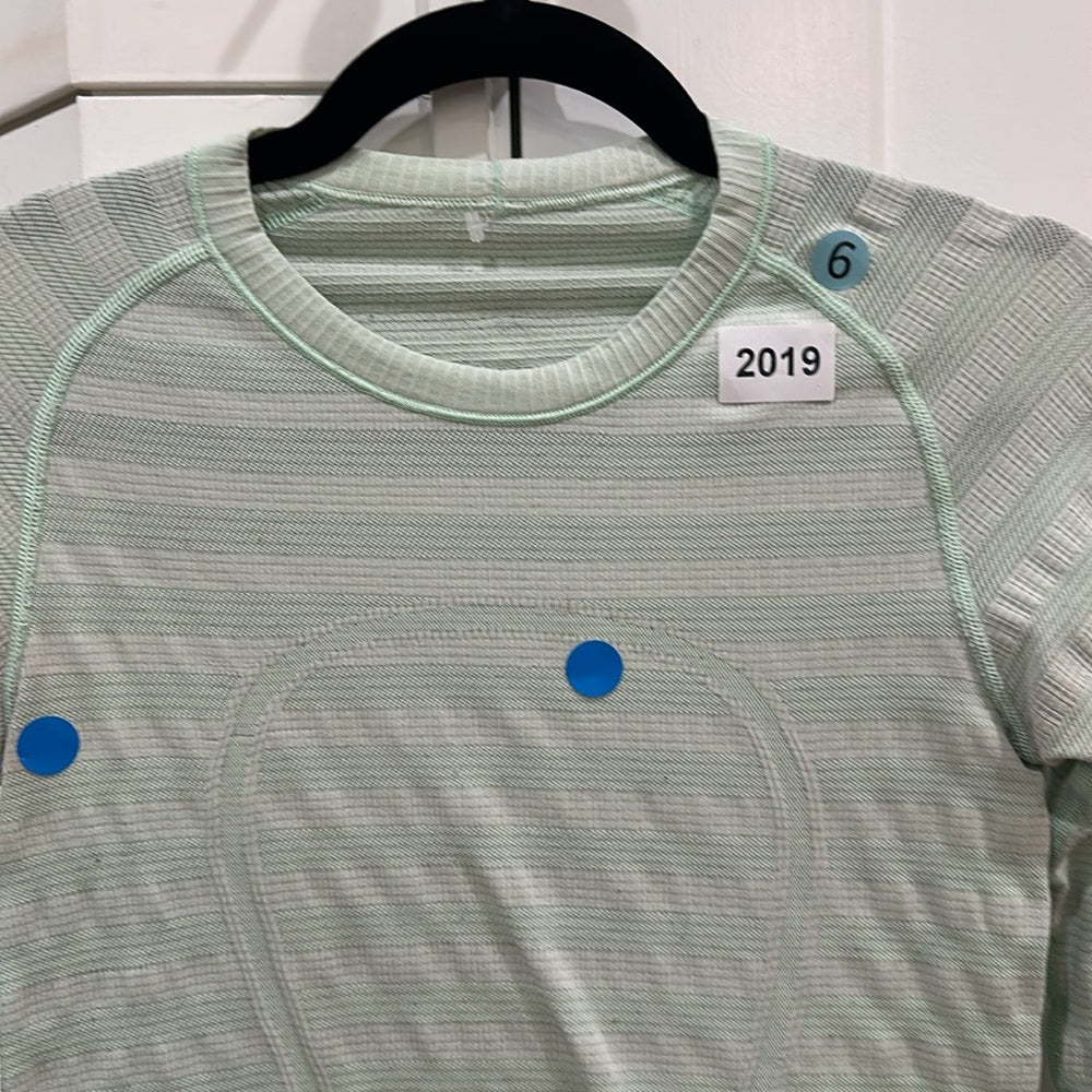 (2019)  🍋 LULULEMON RUN: Swiftly Tech Long Sleeve Crew Sz 6 *GUC