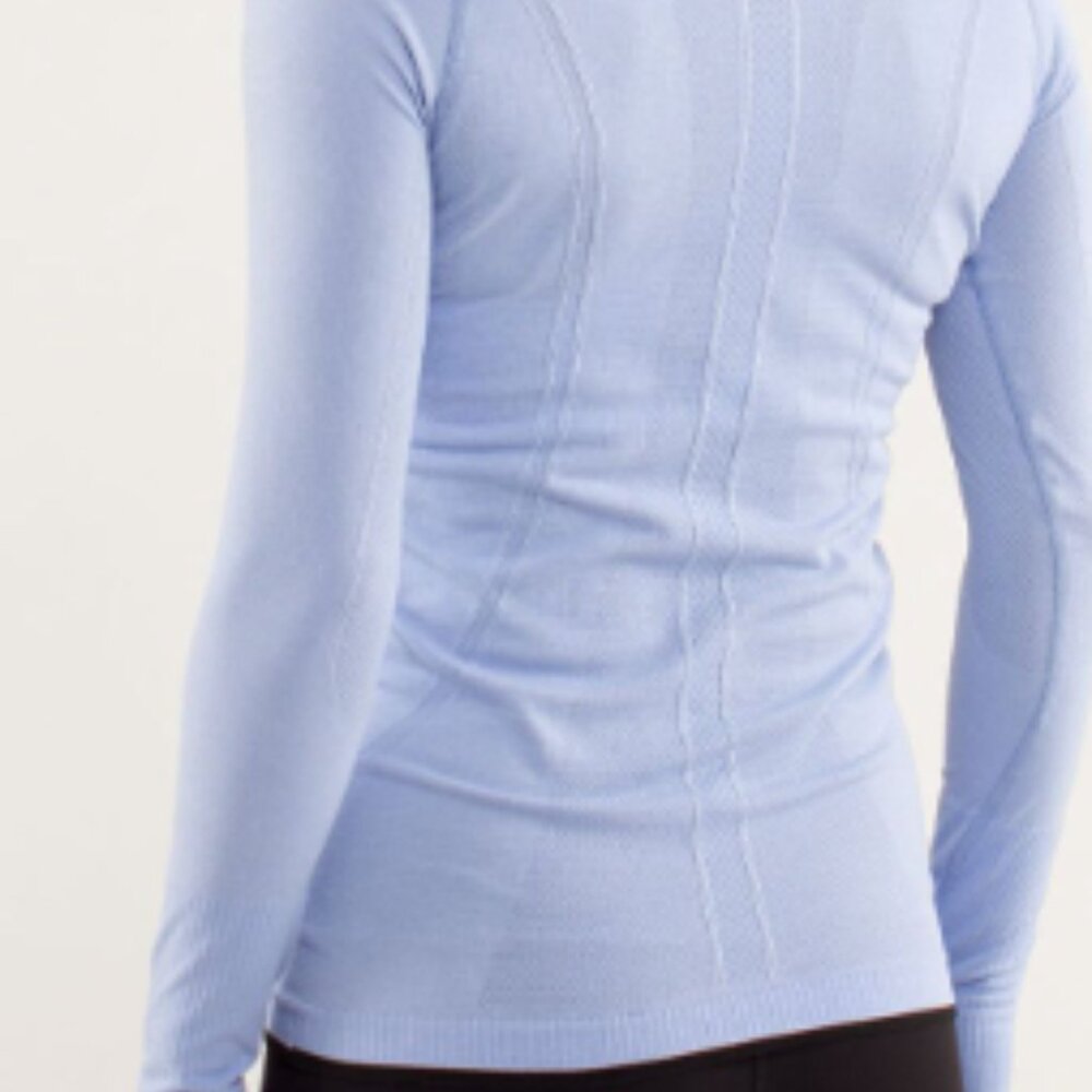 (6040)  🍋 LULULEMON RUN: Swiftly Tech Long Sleeve Crew Sz 8 *GUC RARE