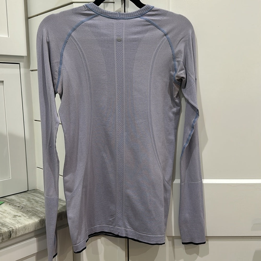 (6040)  🍋 LULULEMON RUN: Swiftly Tech Long Sleeve Crew Sz 8 *GUC RARE