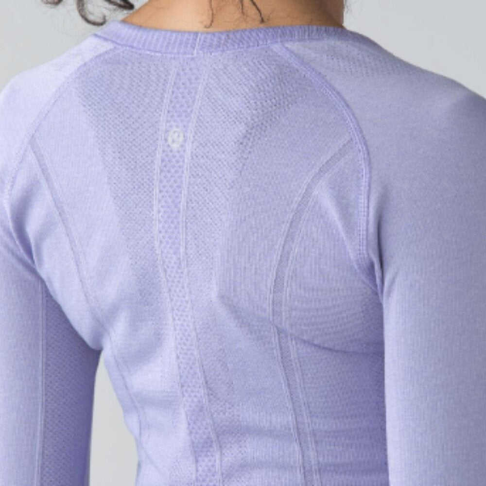 (2125) 🍋 LULULEMON RUN: Swiftly Tech Long Sleeve Crew Sz 8 *GUC