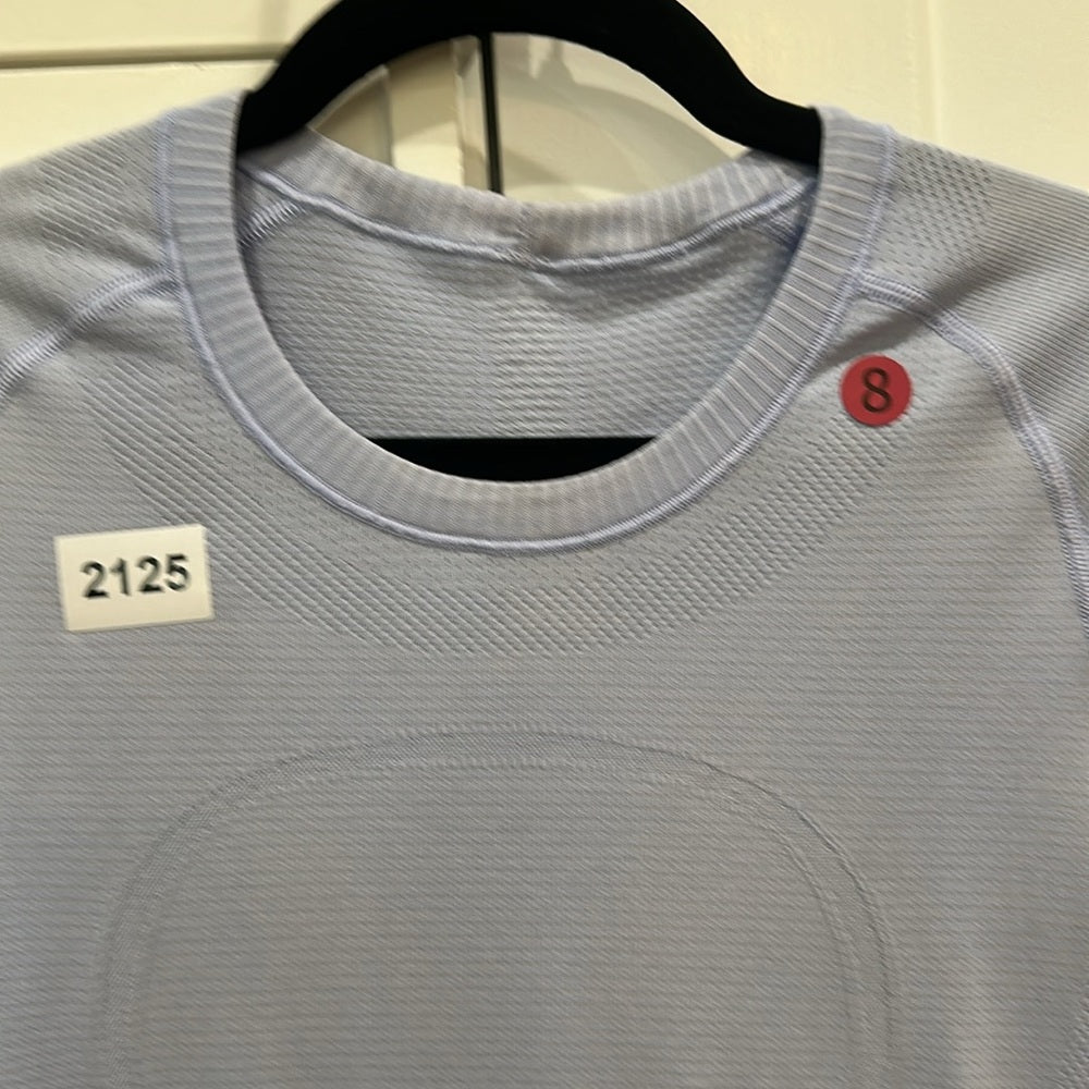 (2125) 🍋 LULULEMON RUN: Swiftly Tech Long Sleeve Crew Sz 8 *GUC