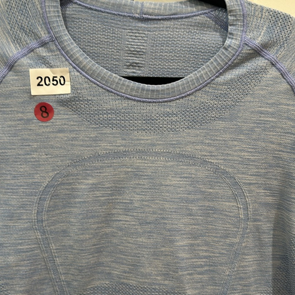 (2050) 🍋 LULULEMON RUN: Swiftly Tech Long Sleeve Crew Sz 8 *GUC