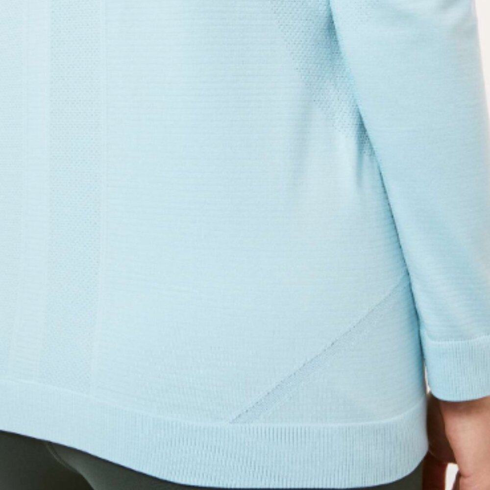 (2117)  🍋 LULULEMON RUN: Swiftly Tech BREEZE Long Sleeve Crew Sz 12 VGUC