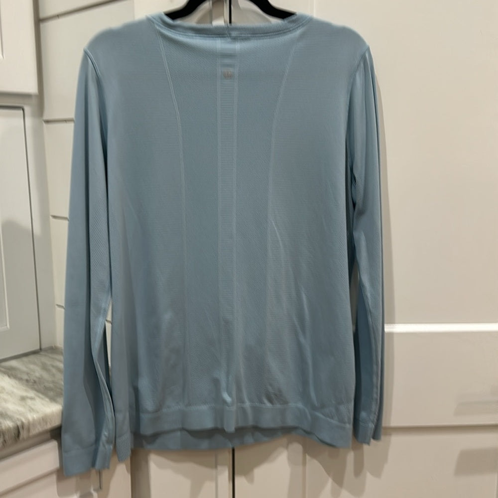 (2117)  🍋 LULULEMON RUN: Swiftly Tech BREEZE Long Sleeve Crew Sz 12 VGUC