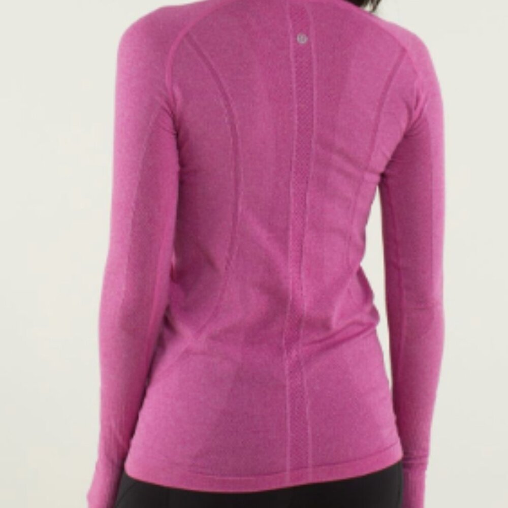 (6046)  🍋 LULULEMON RUN: Swiftly Tech BREEZE Long Sleeve Crew Sz 8 *UC