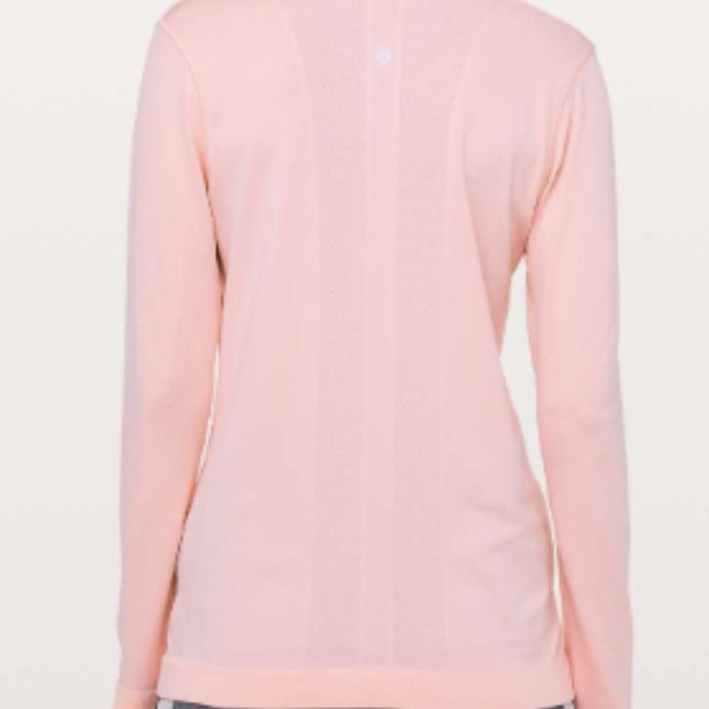 (6047)  🍋 LULULEMON RUN: Swiftly Tech BREEZE Long Sleeve Crew Sz 6 *EUC