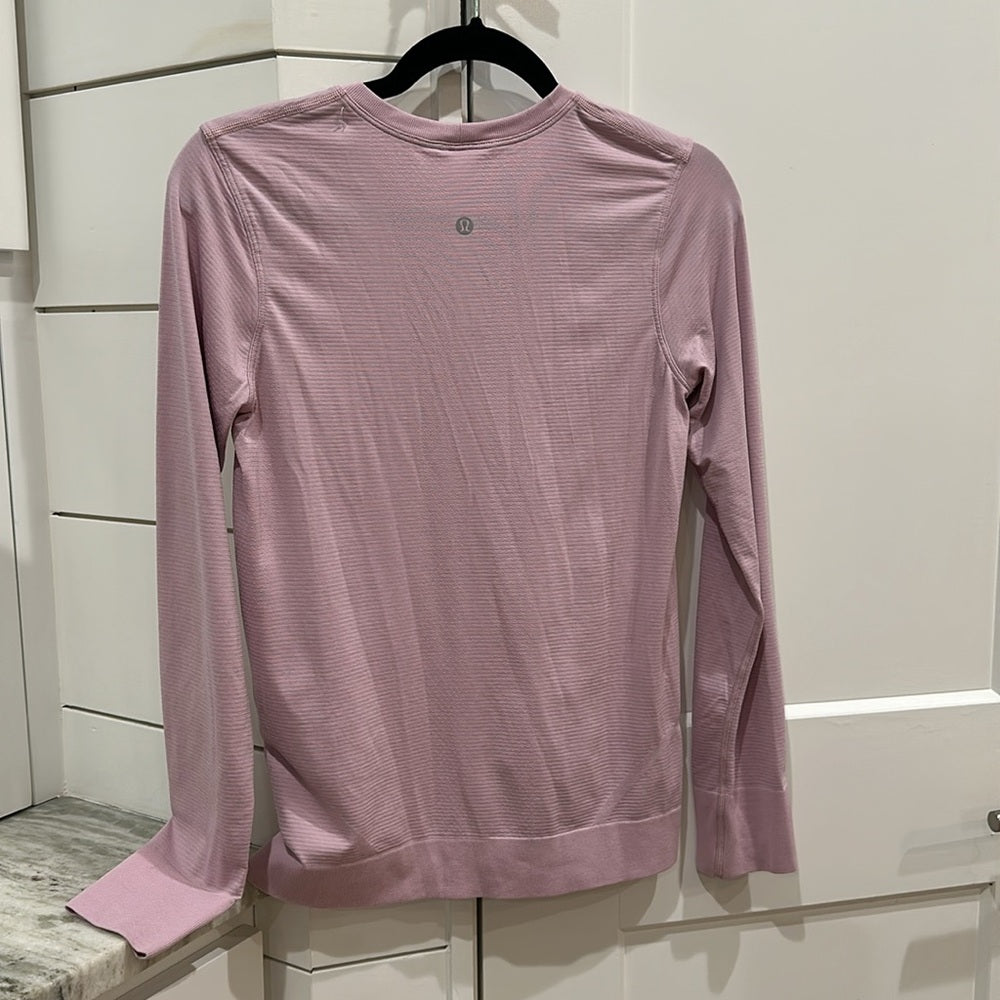 (6047)  🍋 LULULEMON RUN: Swiftly Tech BREEZE Long Sleeve Crew Sz 6 *EUC