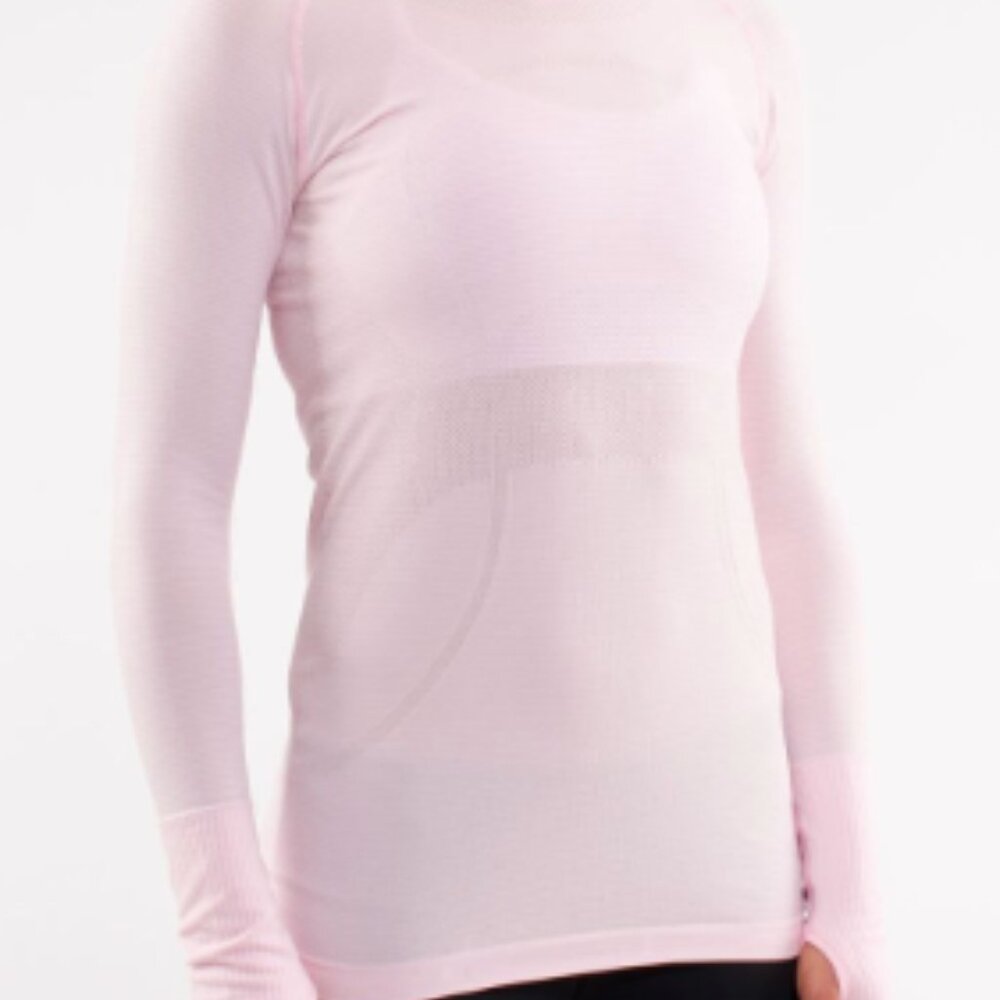 (2130)  🍋 LULULEMON RUN: Swiftly Tech BREEZE Long Sleeve Crew Sz 8 *EUC